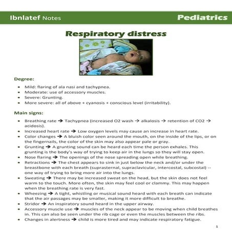 Respiratory distress | PDF