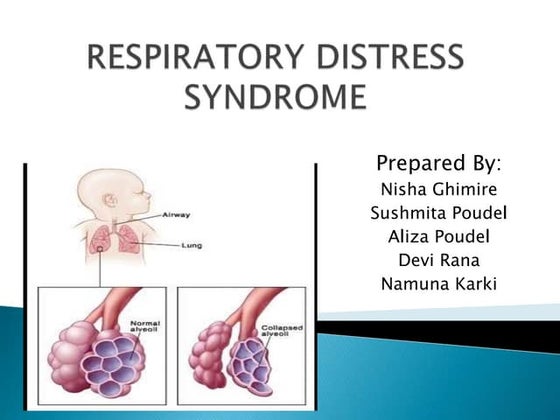 Respiratory distress syndrome (RDS) in newborn | PPTX | Lung and ...