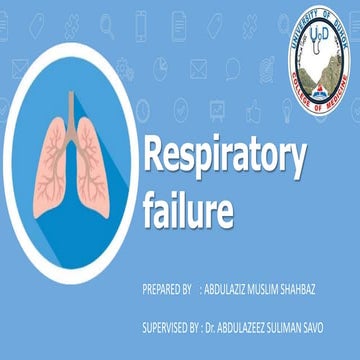 Respiratory failure 