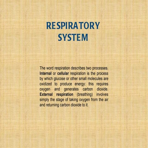 Respiratory methods