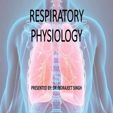 RESPIRATORY PHYSIOLOGY ease up the respiratory system