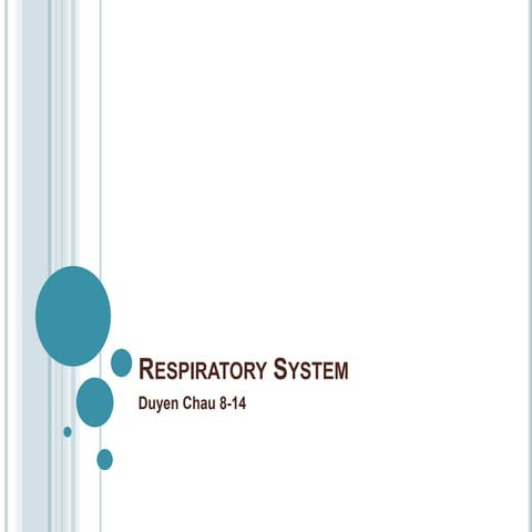 Respiratory system