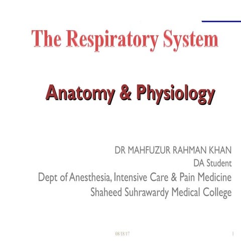 Respiratory system