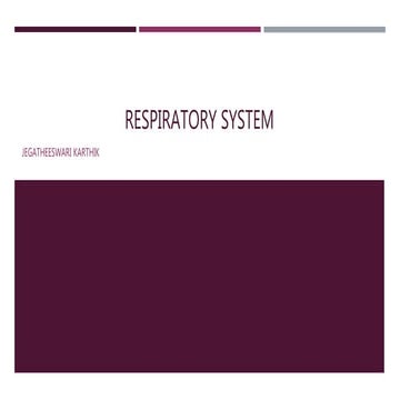 Respiratory system