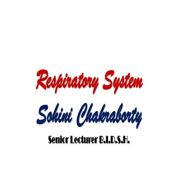 The respiratory system is a biological system consisting of specific organs a...
