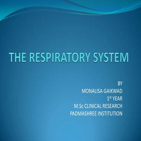 Respiratory system by_monalisa