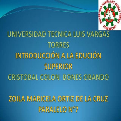 Resplado introducion a la edcucacion superiormary