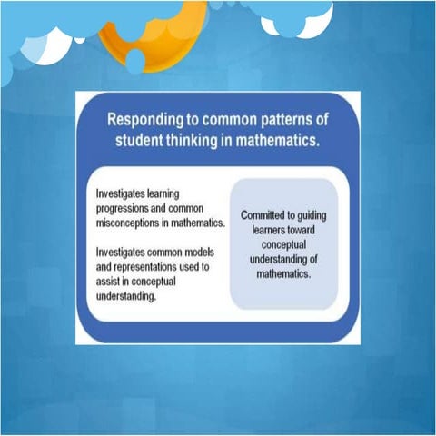 Responding to common patterns of student thinking in mathematics