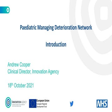 Responding to Non COVID-19: Identification of deterioration in children