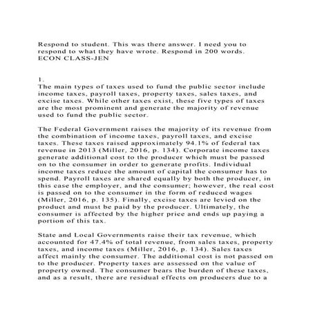 Respond to student. This was there answer. I need you to respond t.docx