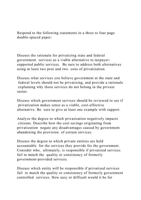 In a paper, discuss various governmental concepts associated with co.docx