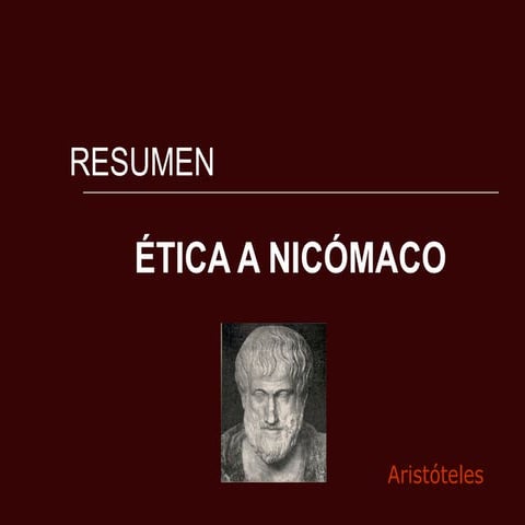 ETICA A NICOMÁCO