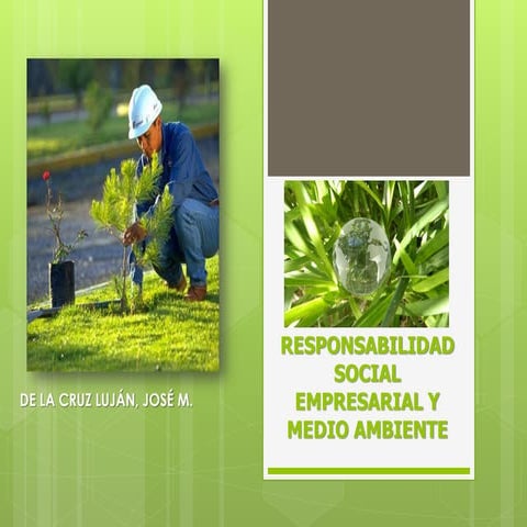 Responsabilidad social empresarial y medio ambiente