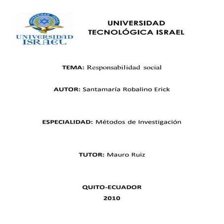 Responsabilidad social m