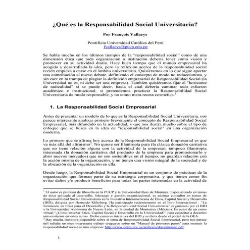 Responsabilidad social universitaria