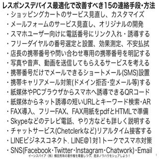 レスポンスデバイス最適化で改善すべき15の連絡手段と方法