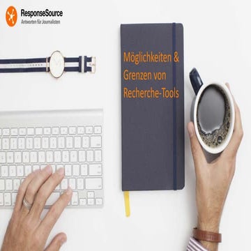 ResponseSource Folien vom DJV Barcamp, Juli 2016