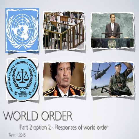 Responses to World Order