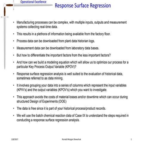 Response Surface Regression