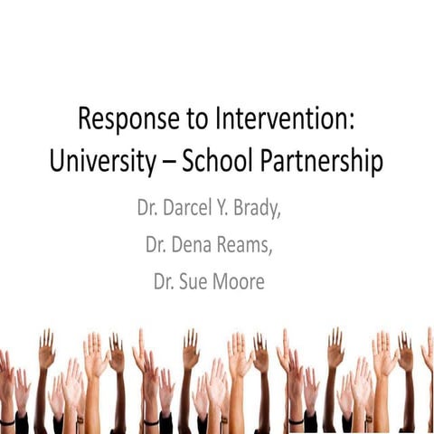 Response to Intervention 