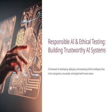 Responsible AI & Ethical Testing: A Critical Role for Modern QA ...