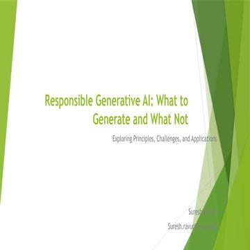 Responsible Generative AI: What to Generate and What Not
