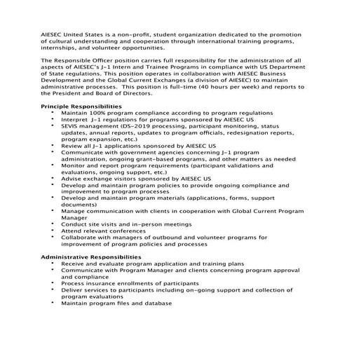 Responsible officer 1