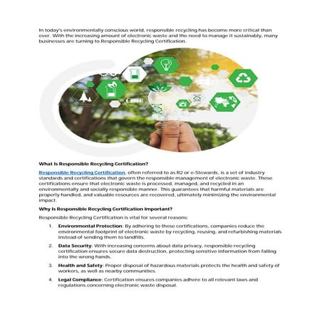 Responsible Recycling Certification What It Is and Why It Matters.pdf