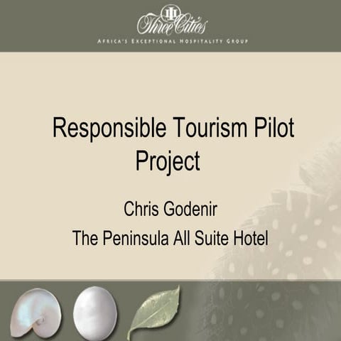 The Peninsula All Suite Hotel - Sustainable Energy Update