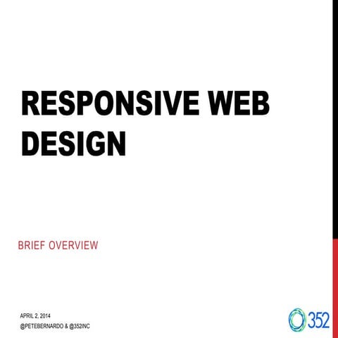 Responsive Web Design | 352 Inc