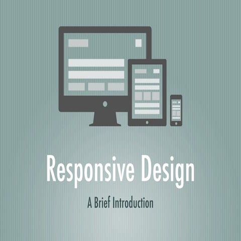 Responsive design UX intro