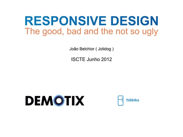 Responsive Design - ISCTE
