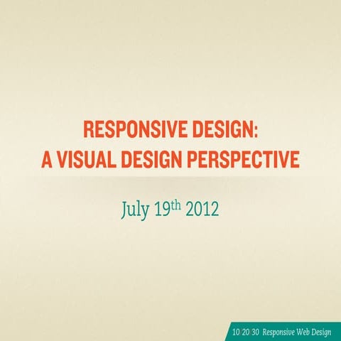 Responsive Web Design
