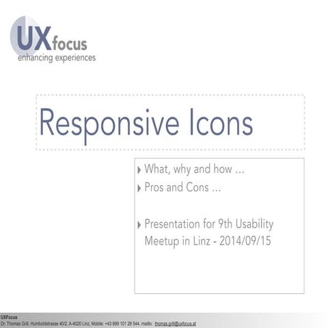 Responsive icons