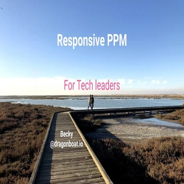 Responsive ppm tech-leaders