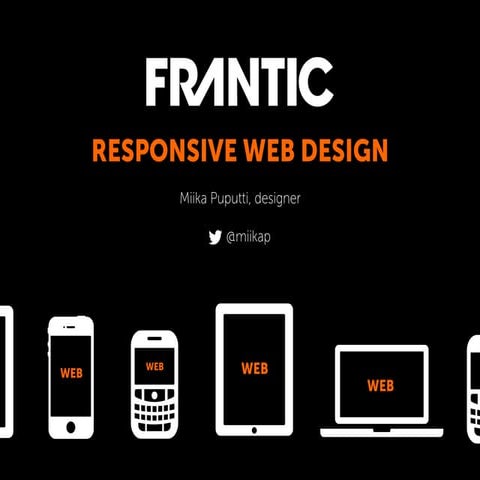 Responsive web design