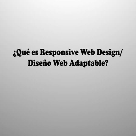 Responsive Web Design | PDF