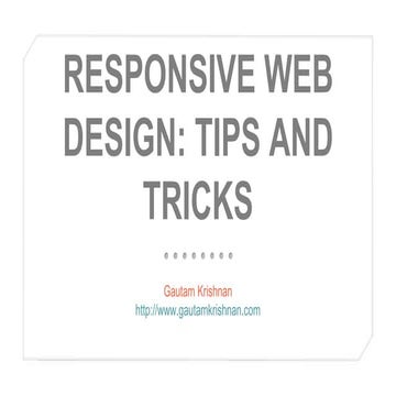 Future-Proof Responsive Web Design #RWD