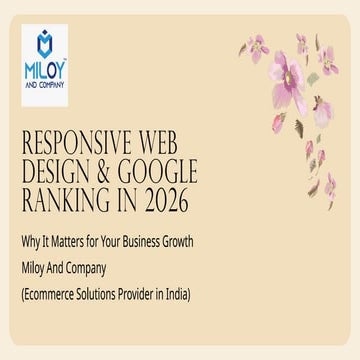 Responsive Web Design in 2026 | Boost Google Ranking with Miloy And ...