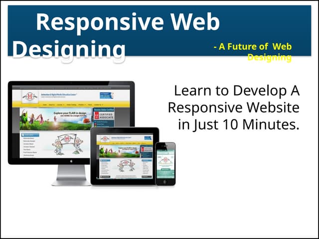 Responsive Web Designing for web development
