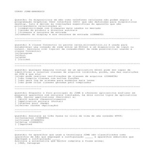 Resposta do curso bradesco j2me