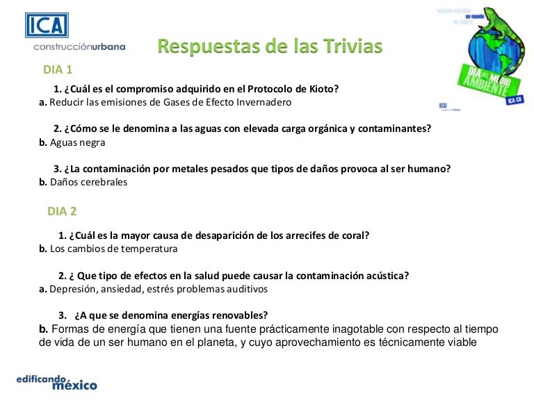 Respuesta De Las Trivias