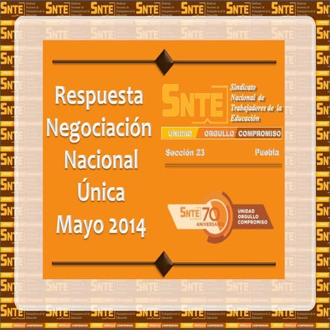 Respuesta salarial snte 2014