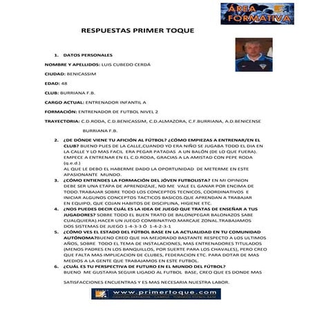 Respuestas primer toque_luis cubedo