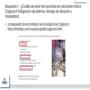 Respuestas de la trivia del mes de julio. ¡Gracias por participar!