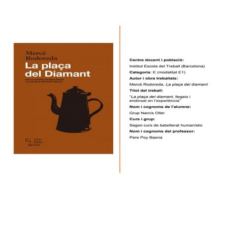 Ressenya "La Plaça del Diamant"