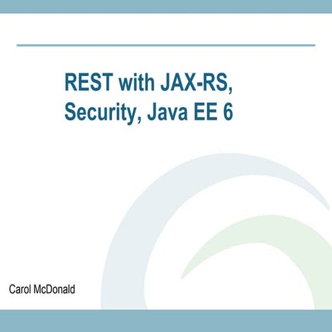 Rest with Java EE 6 , Security , Backbone.js