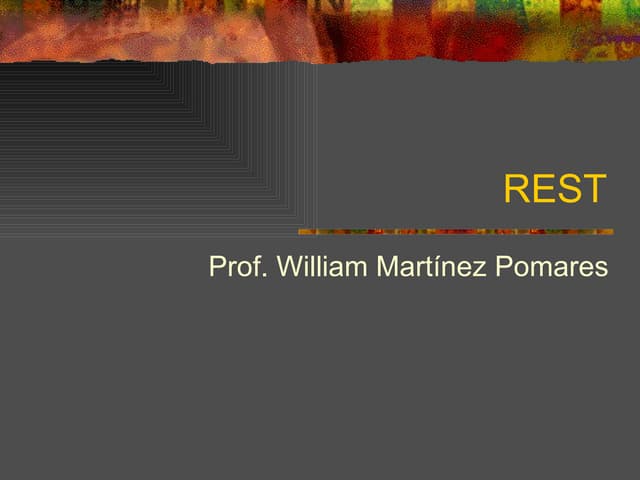 Rest introduction