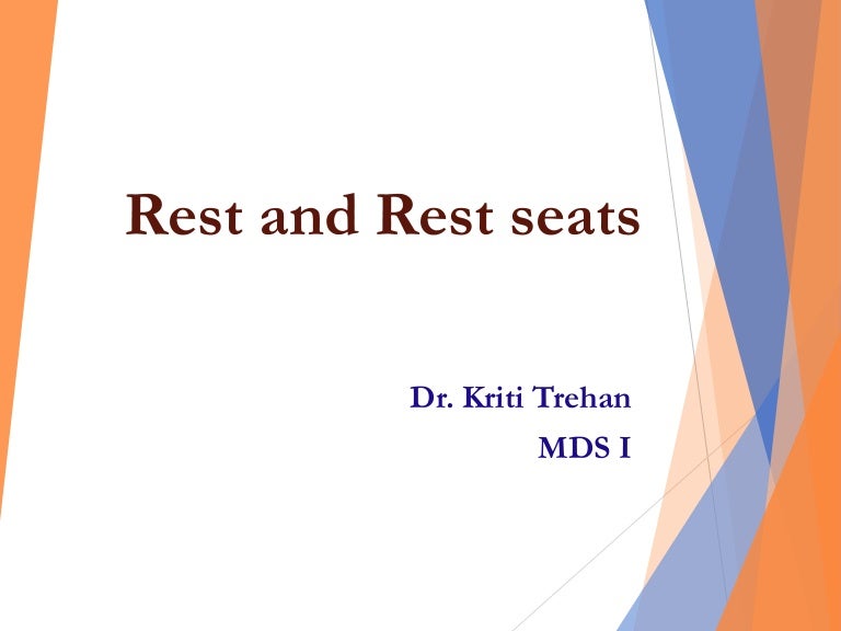 Rest and rest seats