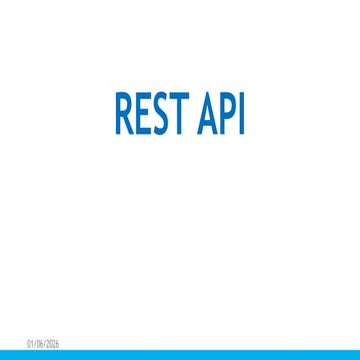REST API | PPTX